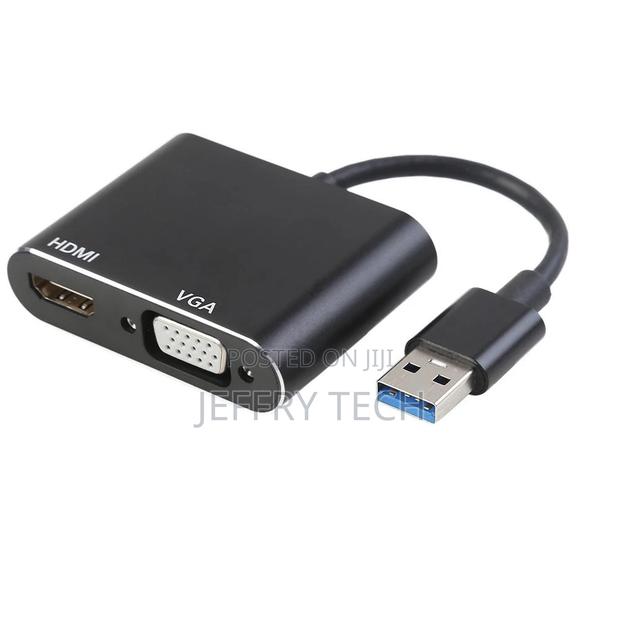 USB 3.0 to HDMI VGA 1080P Adapter Converter for Mac OS Windo - thumbnail 2