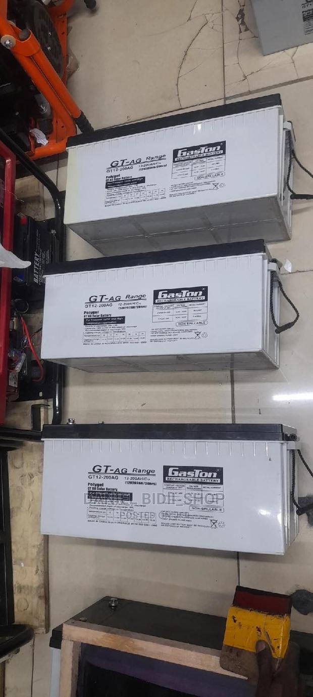 Gaston Gel Deep Cycle Battery Gt 12v-200ah-20hr - thumbnail 3