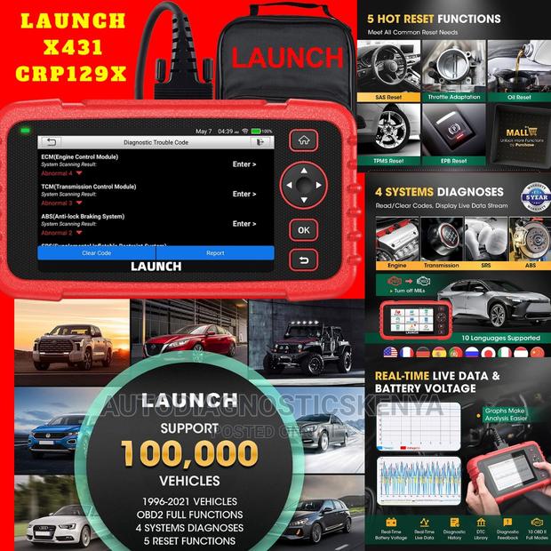 Launch X431 OBD 2 Car Diagnosis Machine CRP129X Scanner