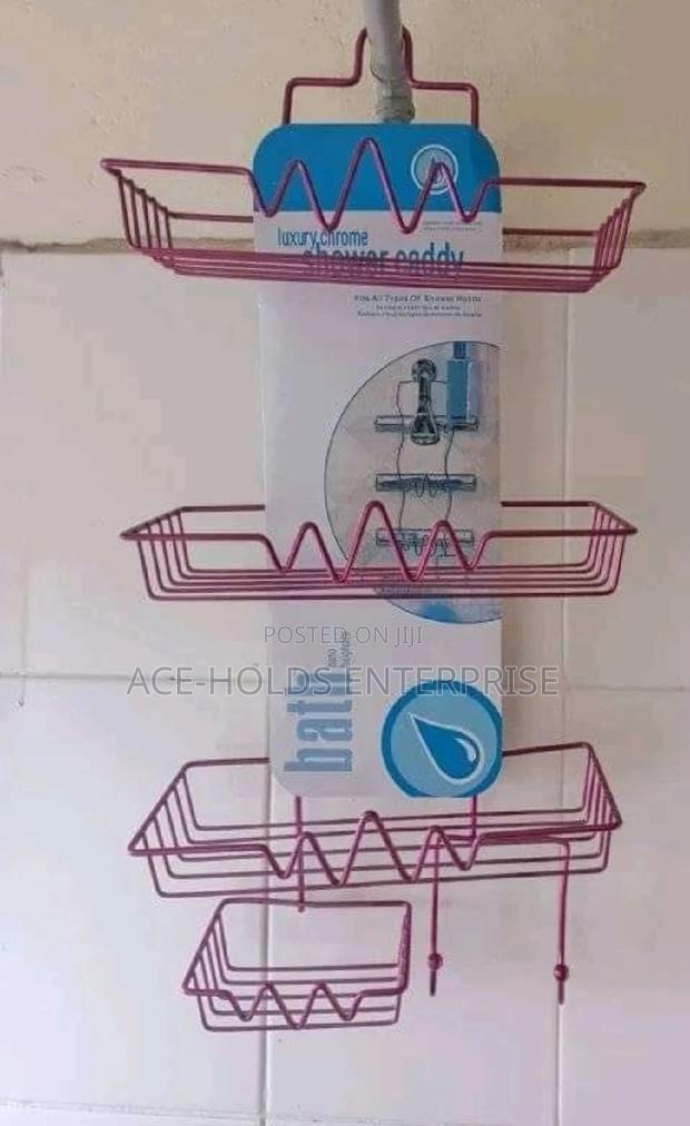 Luxury Chrome Shower Caddy - main view