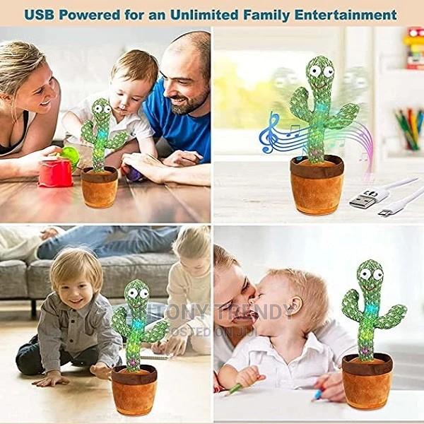 Plush Cactus Toy, Repeats And Record What You Say.
