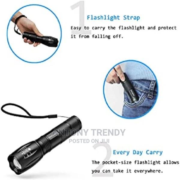 XML T6 Zoomable, Water Resistant Light Model Flash Light.