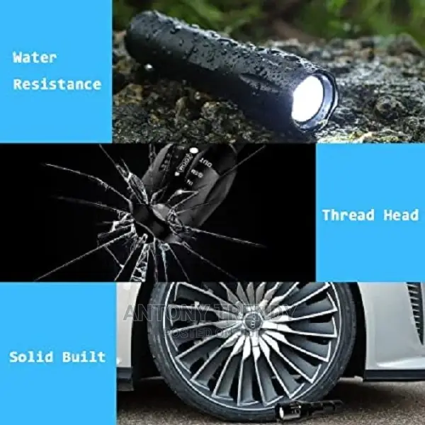 Lumens Torch With XMLT6, Zoomable, Water Resistant
