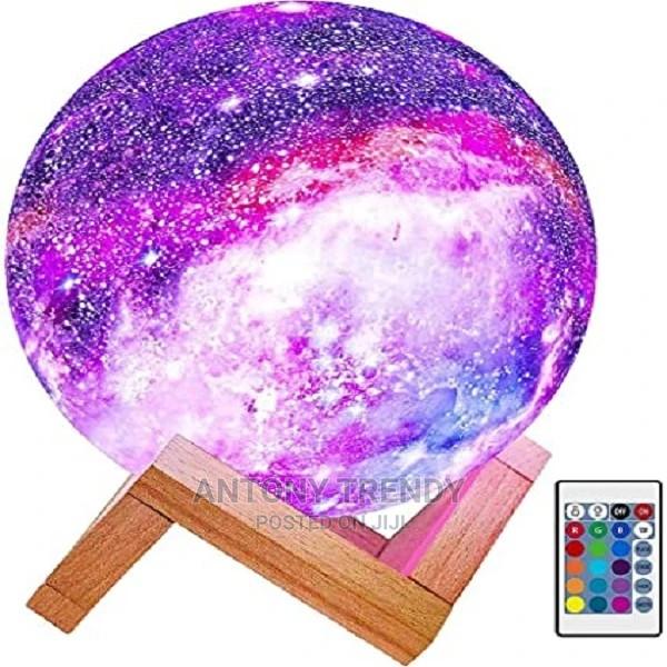 Moon Light With Wood Stand, Remote Touch Control.
