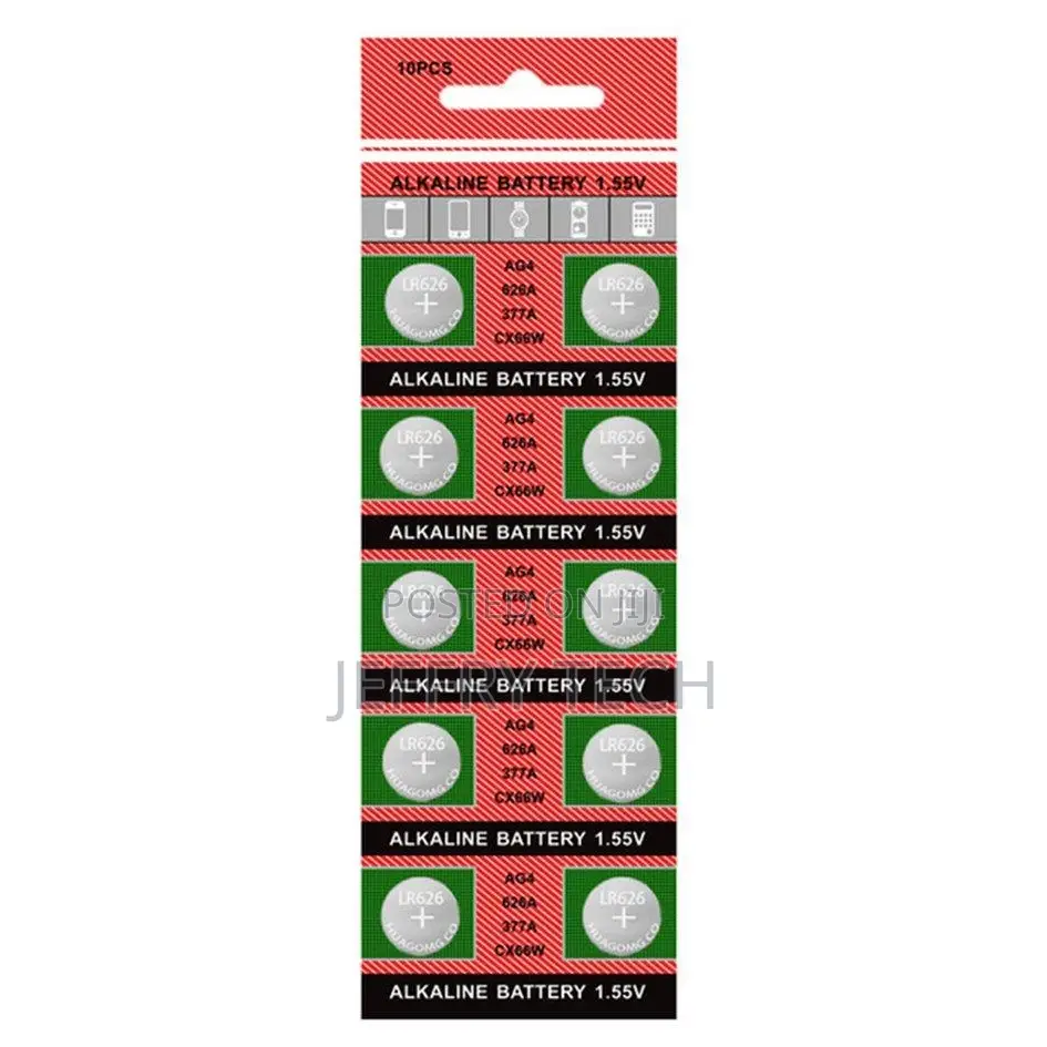 AG4/LR626/377 Button Battery Electronic Luminous Toy Battery