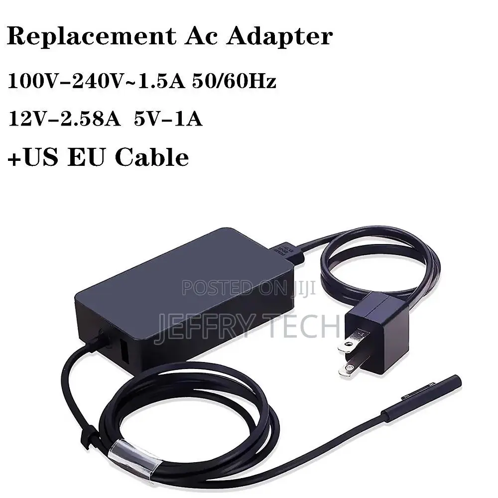 Laptop Power Adapter for Microsoft Surface Pro 12V2.58A Magn