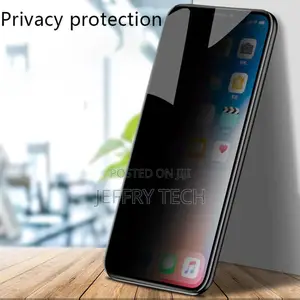 iPhonexsmax Hd Anti-Spy Full Screen Silk Black With Floor An