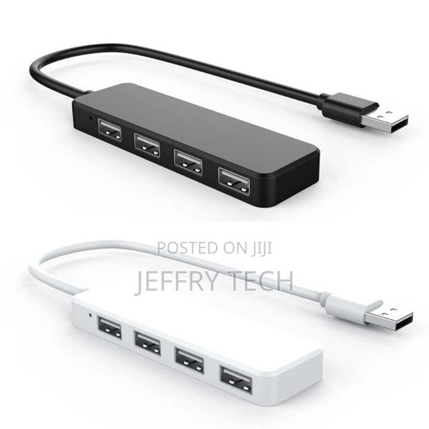USB 2.0 4 Ports Hub Extension Splitter Adapter for Laptop PC - thumbnail 2
