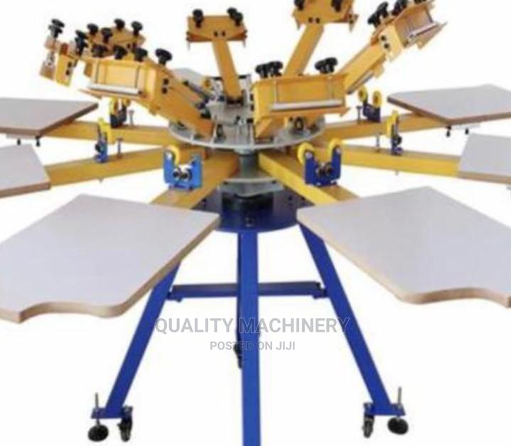 6 Colour 6station Screen Printing Machine in Nairobi Central Printing