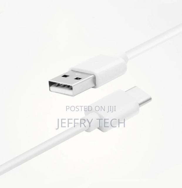 Data Cable White USB 3.1 Type-C Fast Charging Data - thumbnail 2