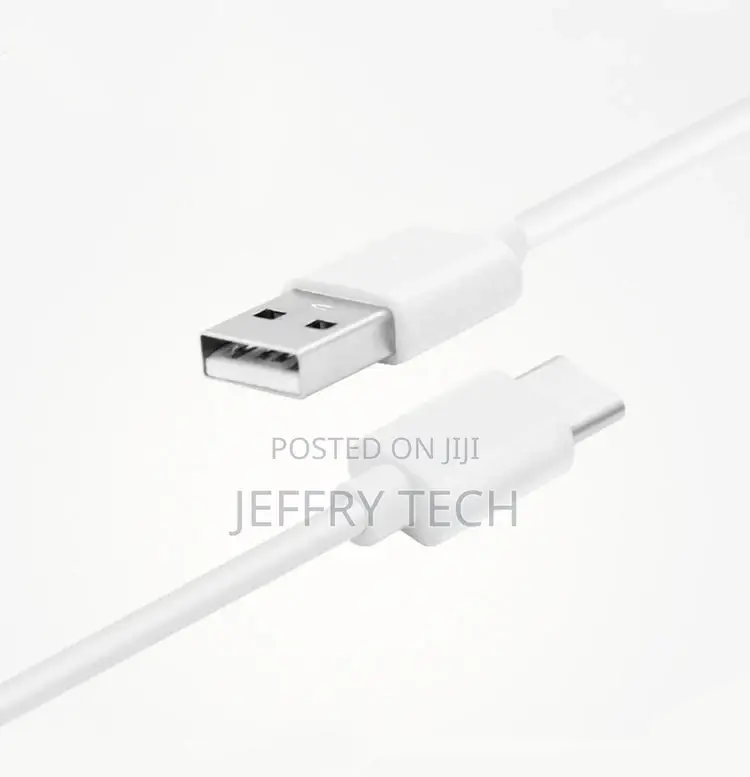 Data Cable White USB 3.1 Type-C Fast Charging Data