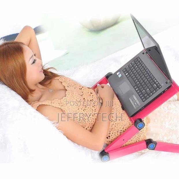 Adjustable Vented Laptop Table Laptop Computer Desk Portable - thumbnail 2