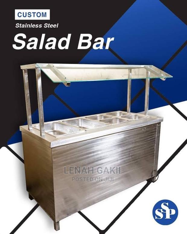 Stainless Steel Salad Bar - main view