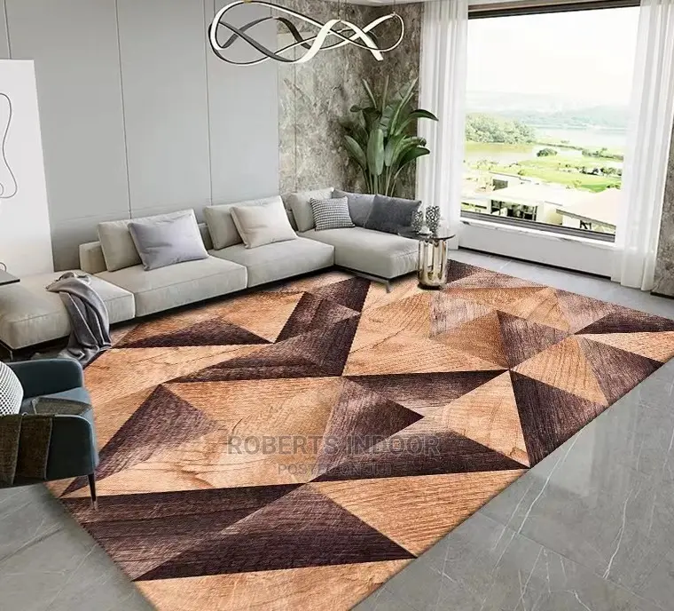 3d Ekegant Brown Carpet