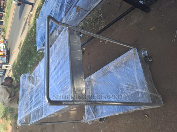 Serving Food Trolley Stainless Steel Deep Shelving - main view