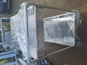 Serving Food Trolley Stainless Steel Deep Shelving
