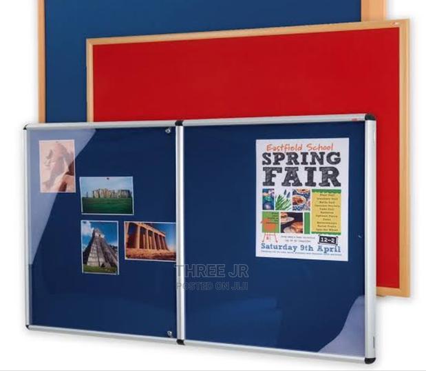 Glass Sliding Noticeboards - main view