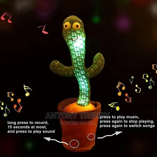 Dancing Cactus Dance Toy 120 Songs Swing Twisted Toy