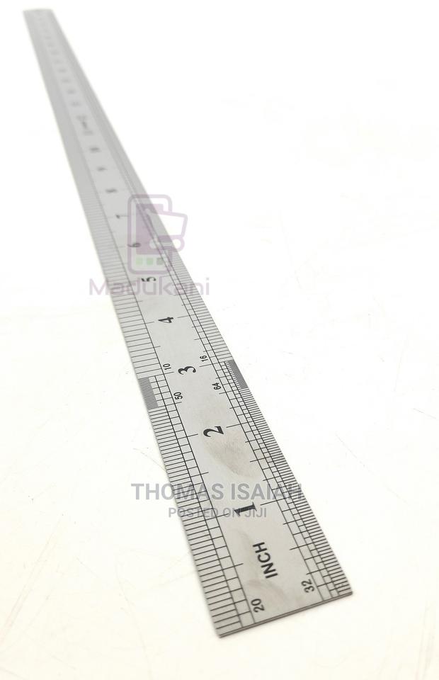 60cm 24 Inches Stainless Steel Straight Ruler - thumbnail 3