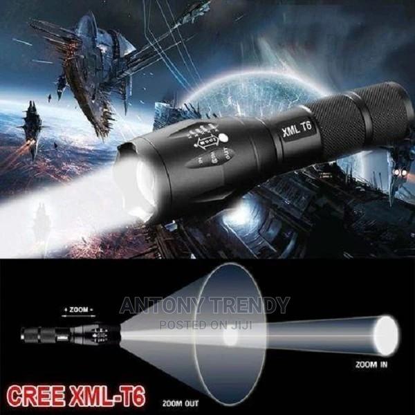 XML-T6 Outdoor Hunting LED Flashlight USB Charging Torch.