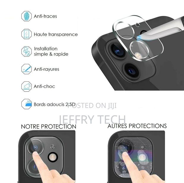 Tempered Glass Rear Lens Protection Camera iPhone 13 Pro Max - thumbnail 2