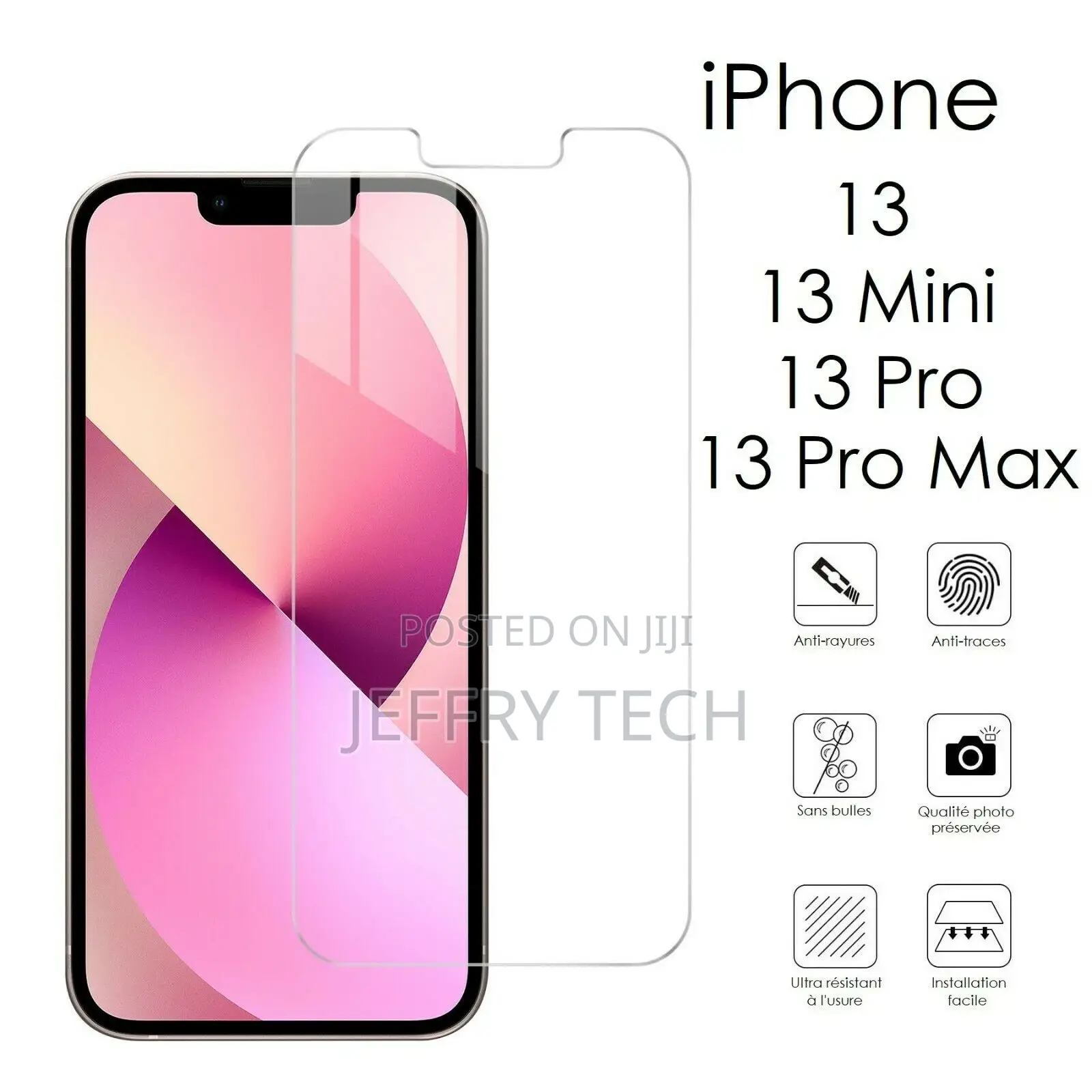 Screen Protector Film Tempered Glass Apple iPhone 13 Pro Max