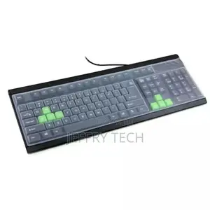 Silicone Protective Pad 15 X 34cm Protects Keyboard Desktop