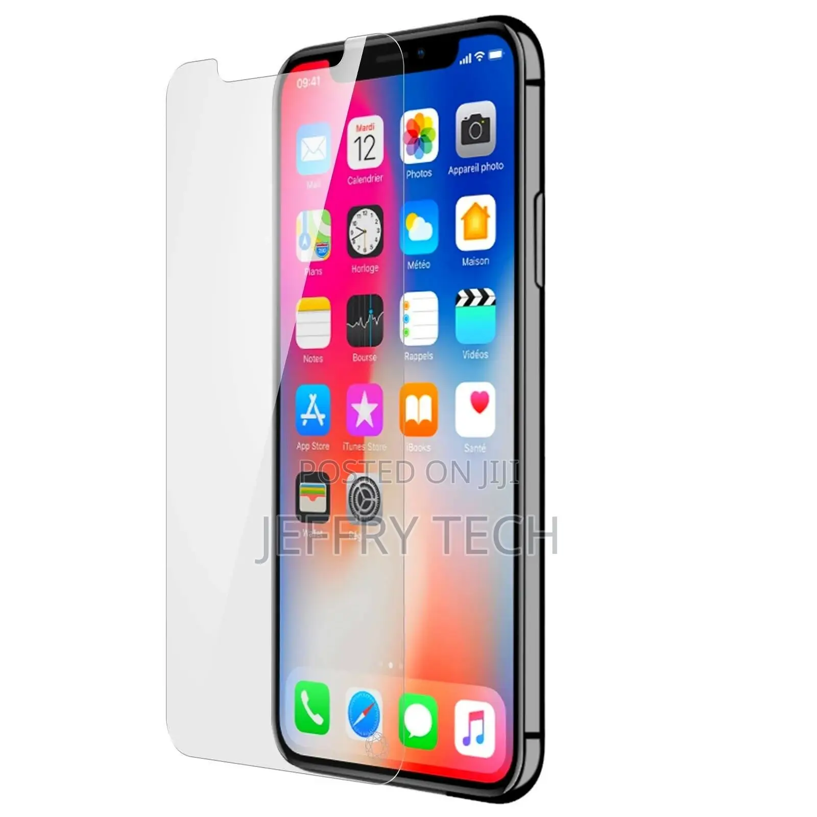 Protective Film Glass Screen Tempered Glass iPhone X Fast De