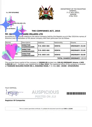 Company Registration Services, Business Registration, Agpo