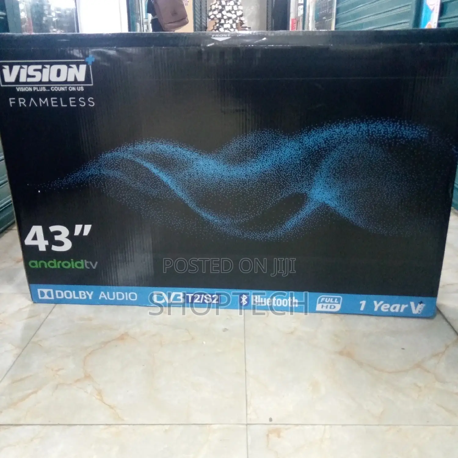Tv 43 Inches. Vision Flameless Smart Android Tv.