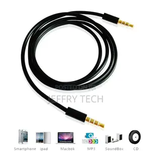 Stereo Cable AUX Jack Auxiliary Car Lead Male Audio Gold Pla