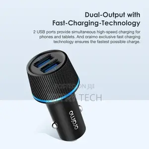 Oraimo Highway Dual USB Fast Charging Car Charger