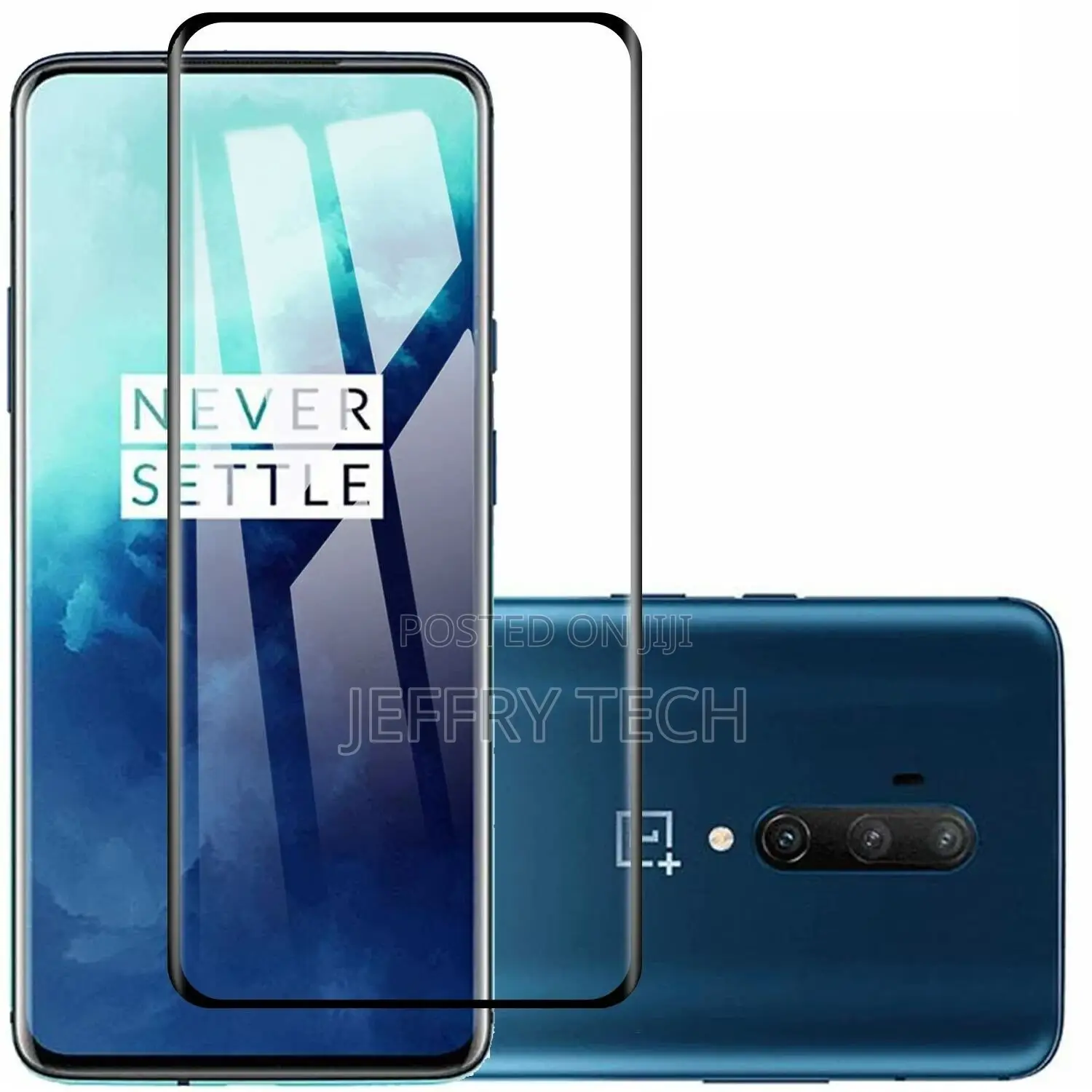 For Oneplus 7T Pro Tempered Glass Screen Protector Full Cove