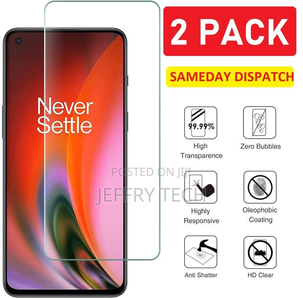 (2 Pack) Tempered Glass for Oneplus Nord 2 5G Screen Protect