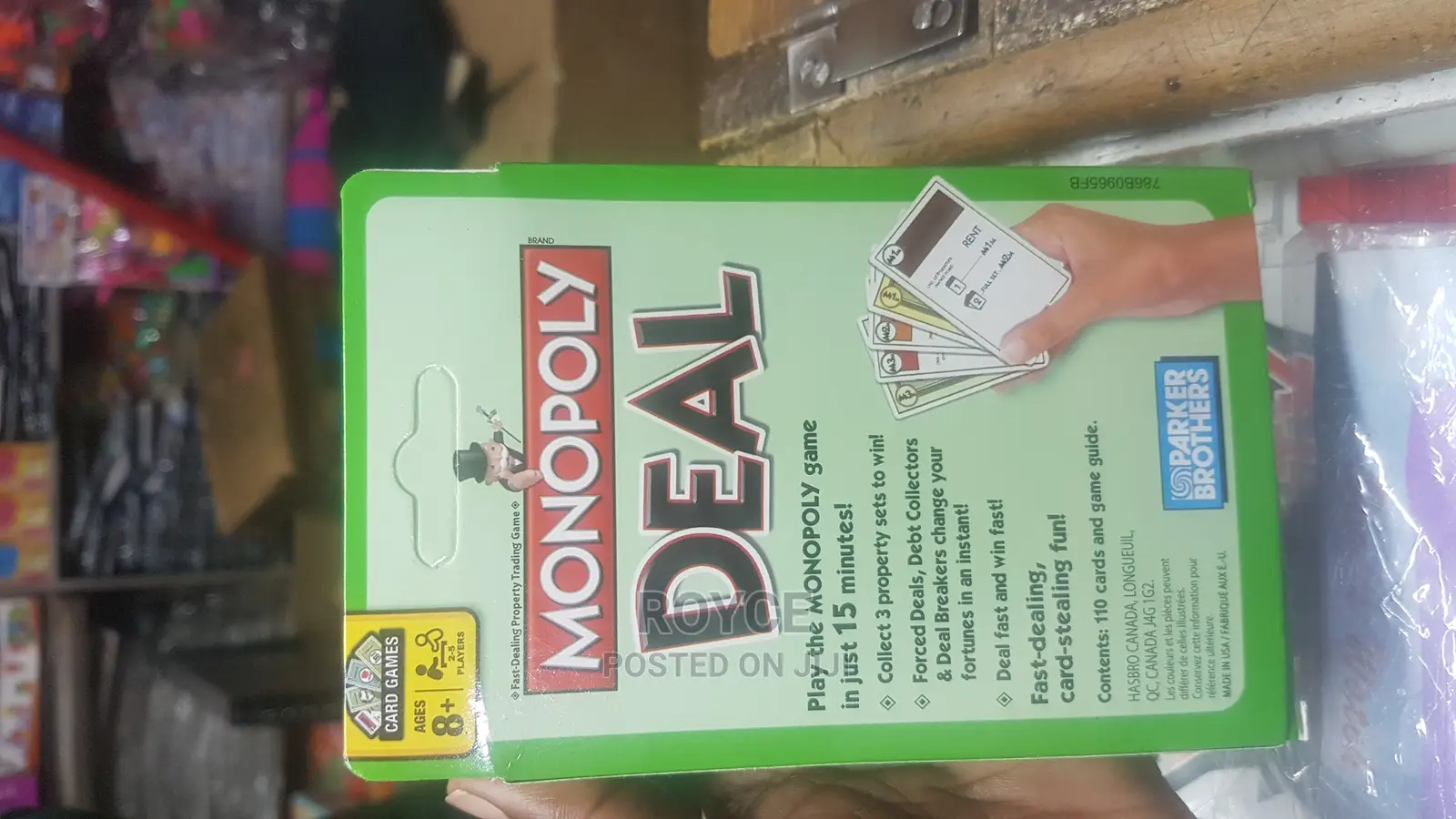 Monopoly Deal Card Game