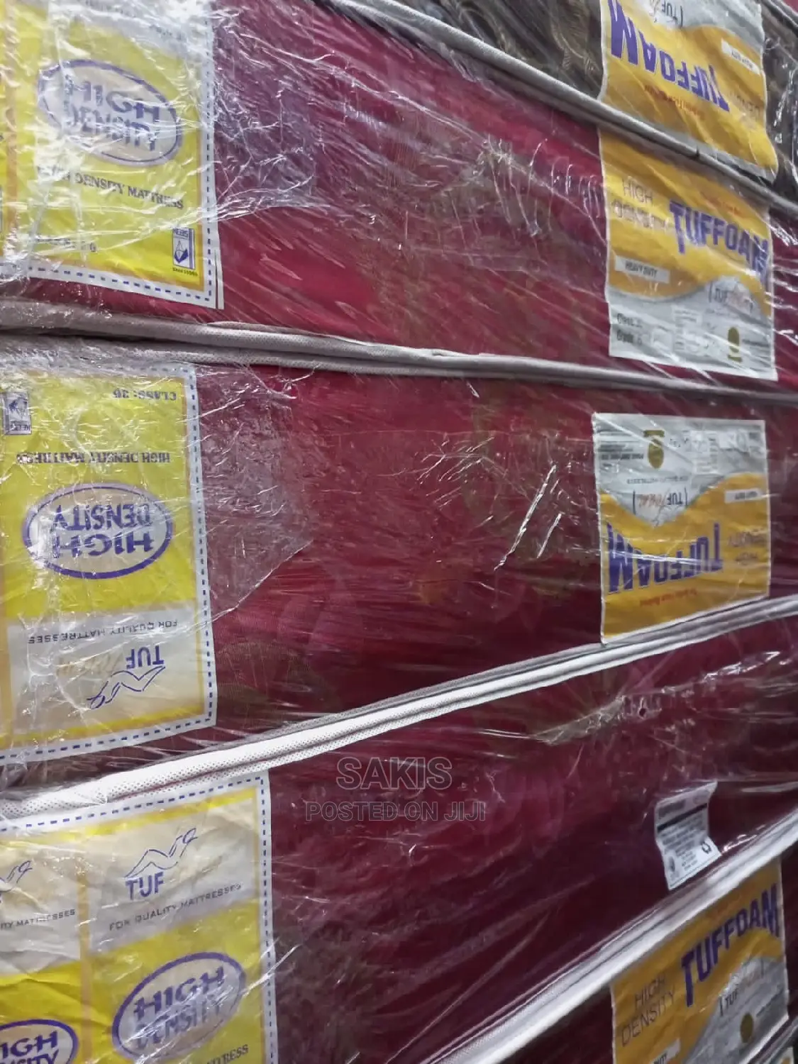 Futi Nne Na Nusu Kwa Sita (4.5x6) High Density Mattresses
