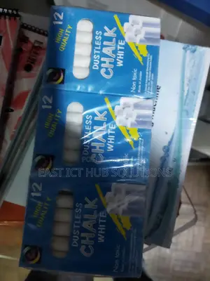 Dustless Chalk Per Gloss 12pcs