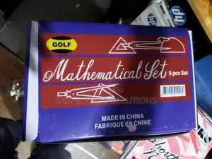Mathematical Sets , Golf . 9pcs Geometry Set