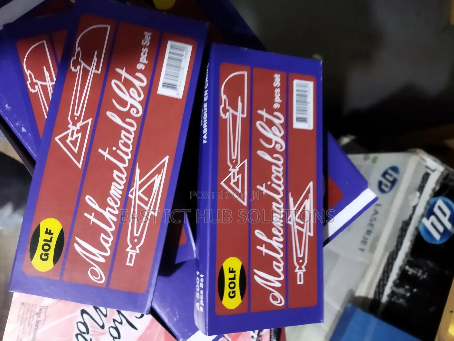 Mathematical Sets , Golf . 9pcs Geometry Set