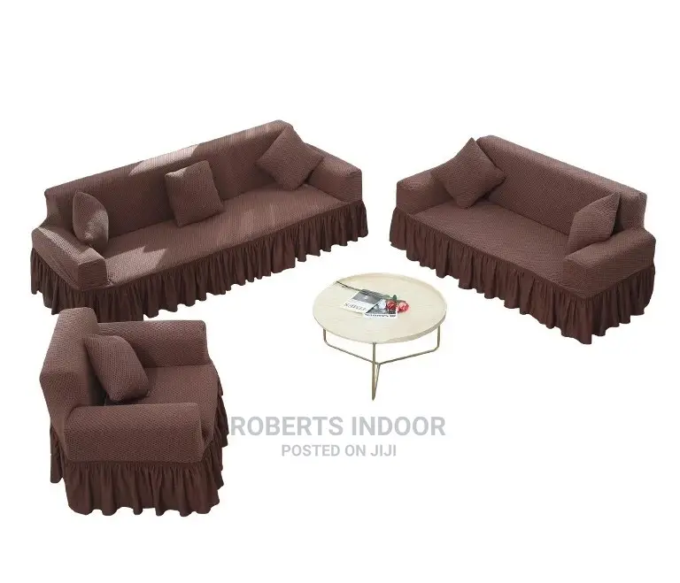 Brown Turkish Elastic Sofa Cover