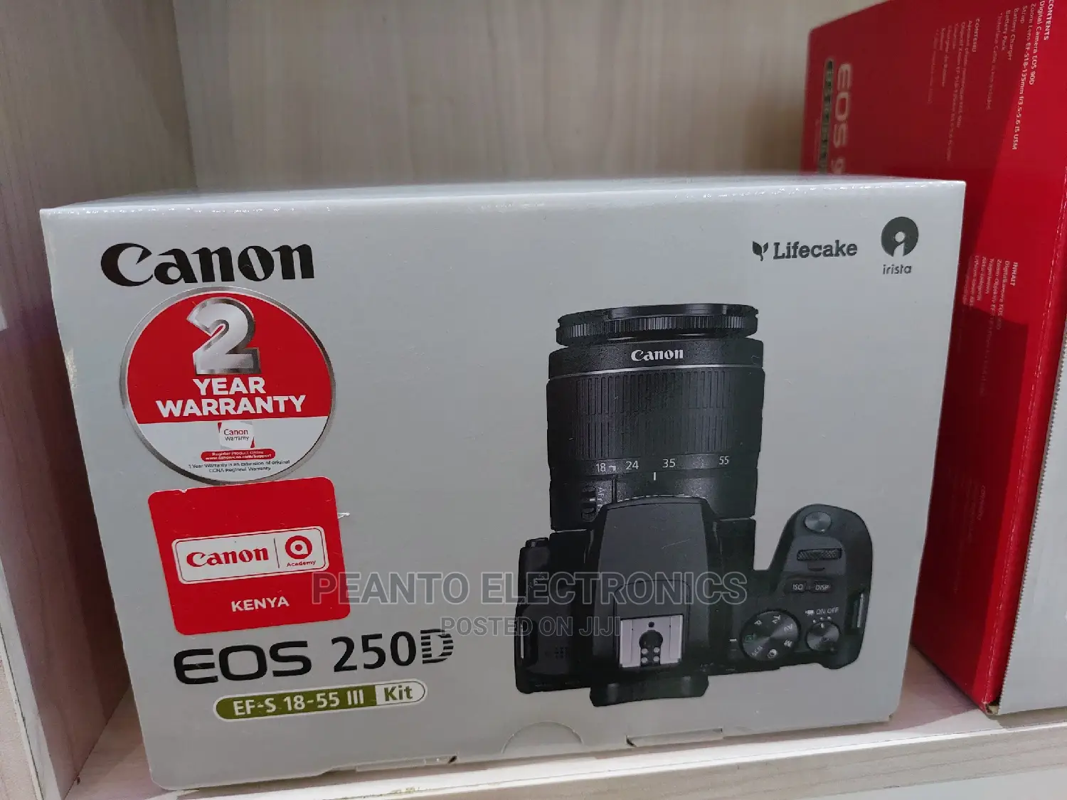 Canon Eos 250d DSLR Camera With 18-55mm