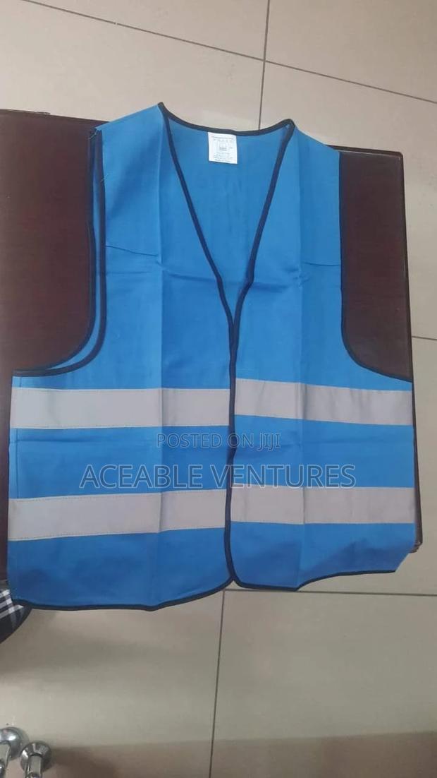 Blue Reflector Vests - main view