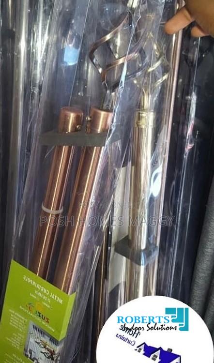 2m Single Extendable Curtain Rods - thumbnail 2