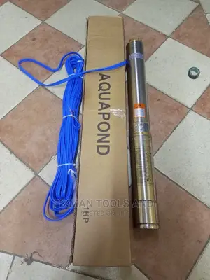 Efficient Aquapond Submersible Pump, 1 HP , 93 M H , 80 L/M