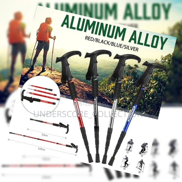 Ultralight Aluminumalloy4sectionsclimbing Hiking Pole Canes - main view