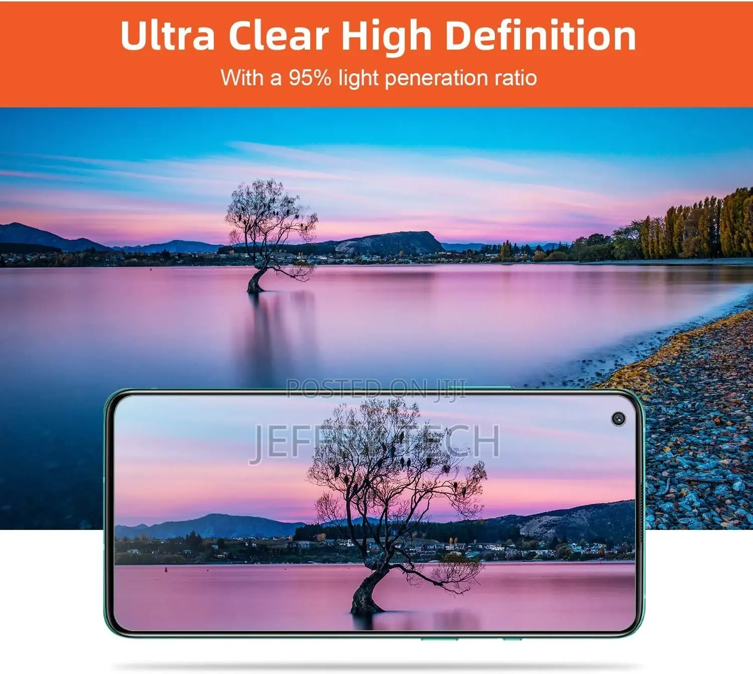 (2 Pack) Tempered Glass for Oneplus 8T Screen Protector Guar