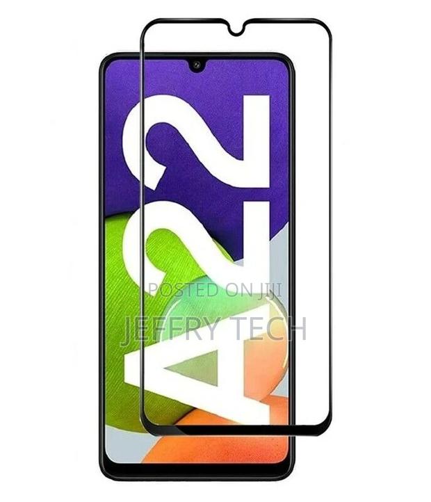 Samsung Galaxy A22 4G Tempered Glass Screen Protector Full C - thumbnail 2