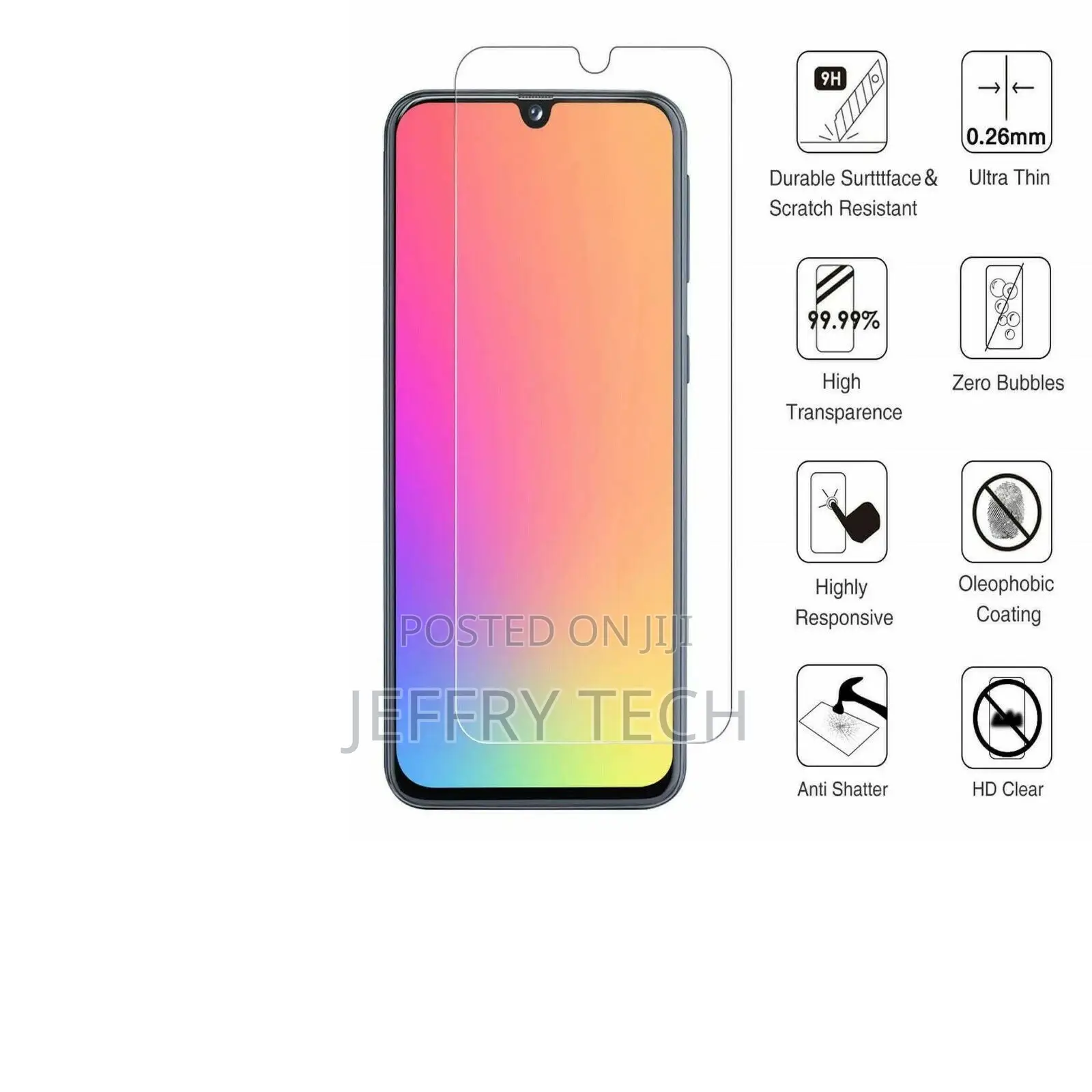 Glass Screen Protector for Samsung Galaxy A01 A11 A21s A31 A