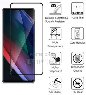 Oppo Find X3 Neo 5G Tempered Glass Screen Protector Full Cov