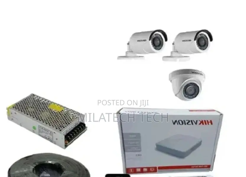 Optimum Hikvision 3 CCTV Cameras Complete System Kit